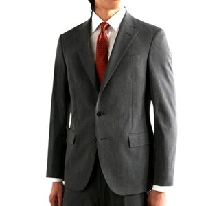 Polo Ralph Lauren Mens Blazer Size 44 Long Gray Modern Fit Two Button Jacket New